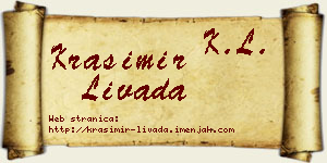 Krasimir Livada vizit kartica